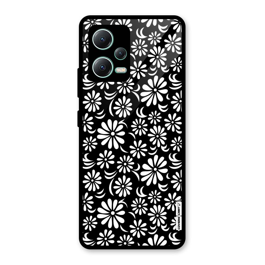 Sea Shell Abstract Art Glass Back Case for Redmi Note 12 5G