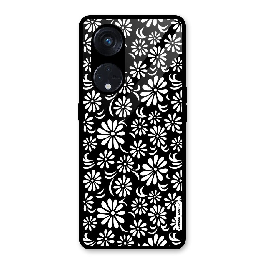 Sea Shell Abstract Art Glass Back Case for Reno8 T 5G