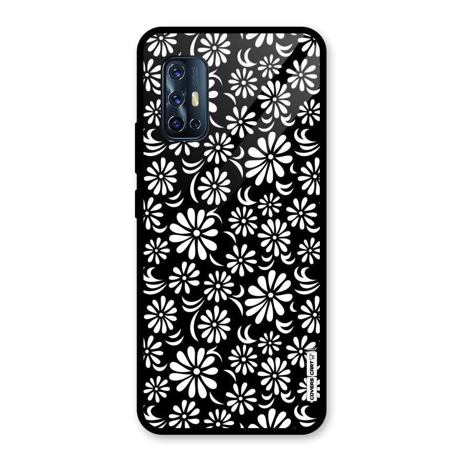 Sea Shell Abstract Art Glass Back Case for Vivo V17