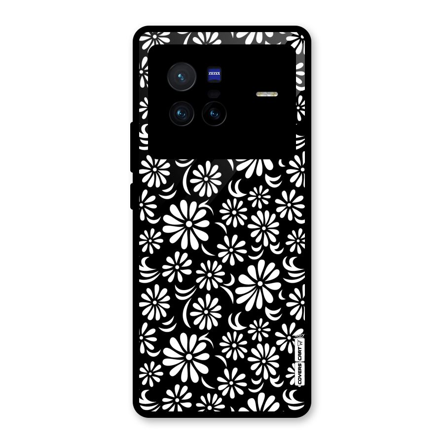 Sea Shell Abstract Art Glass Back Case for Vivo X80