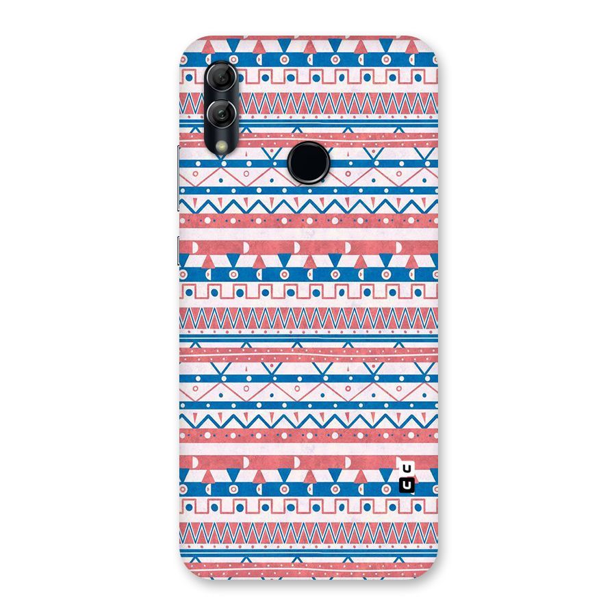 Seamless Ethnic Pattern Back Case for Honor 10 Lite