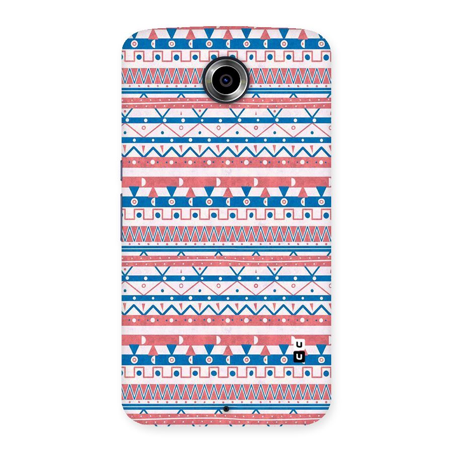 Seamless Ethnic Pattern Back Case for Nexsus 6
