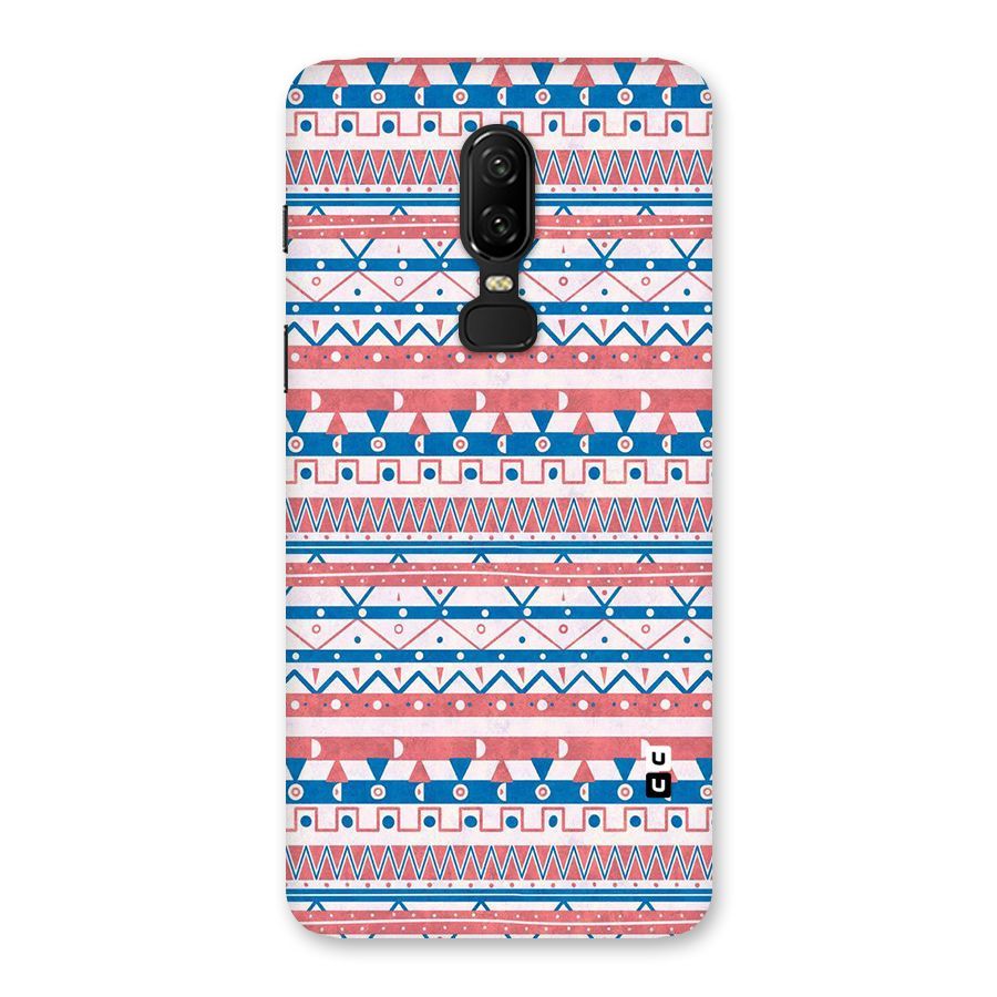 Seamless Ethnic Pattern Back Case for OnePlus 6