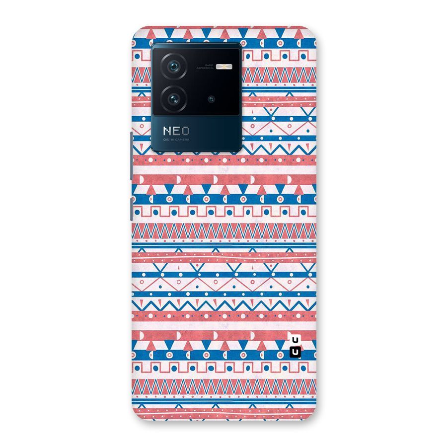 Seamless Ethnic Pattern Back Case for Vivo iQOO Neo 6 5G