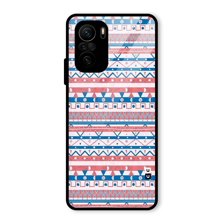 Seamless Ethnic Pattern Glass Back Case for Mi 11X Pro