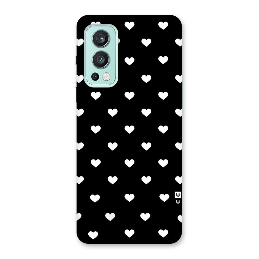 Seamless Hearts Pattern Back Case for OnePlus Nord 2 5G