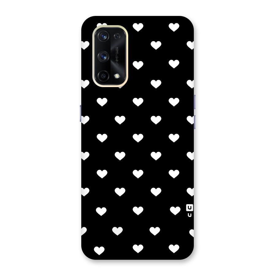 Seamless Hearts Pattern Glass Back Case for Realme X7 Pro