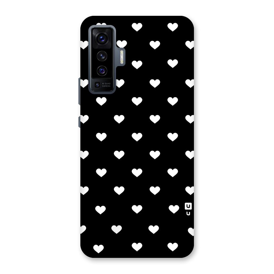 Seamless Hearts Pattern Back Case for Vivo X50