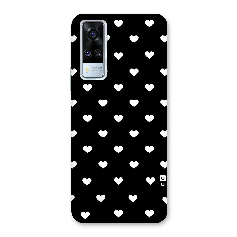 Seamless Hearts Pattern Back Case for Vivo Y31