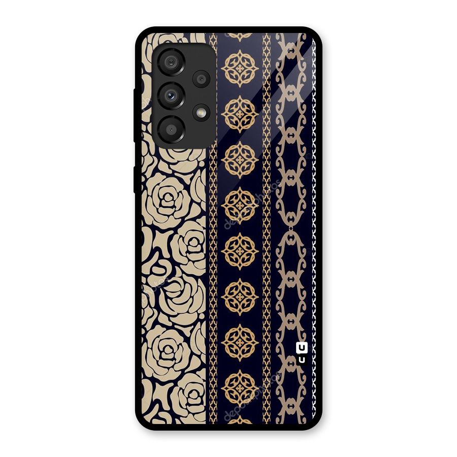 Seamless Pattern Glass Back Case for Galaxy A33 5G