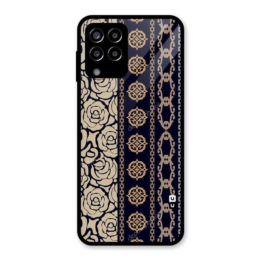 Seamless Pattern Glass Back Case for Galaxy M33
