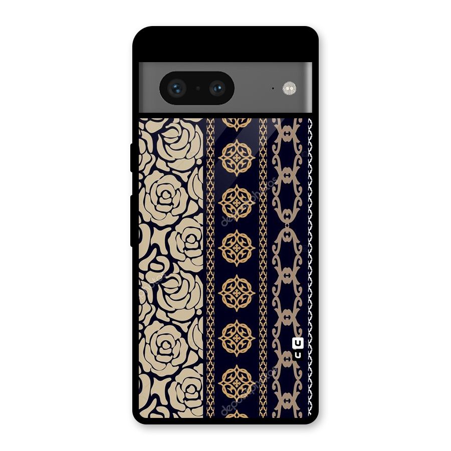 Seamless Pattern Glass Back Case for Google Pixel 7