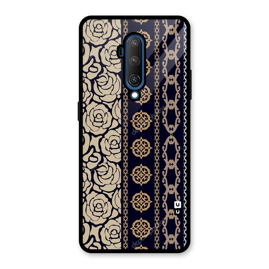 Seamless Pattern Glass Back Case for OnePlus 7T Pro