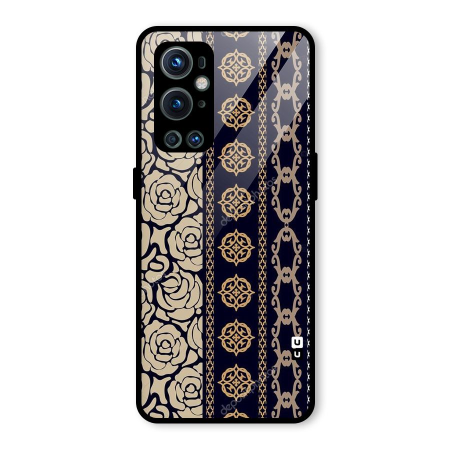 Seamless Pattern Glass Back Case for OnePlus 9 Pro