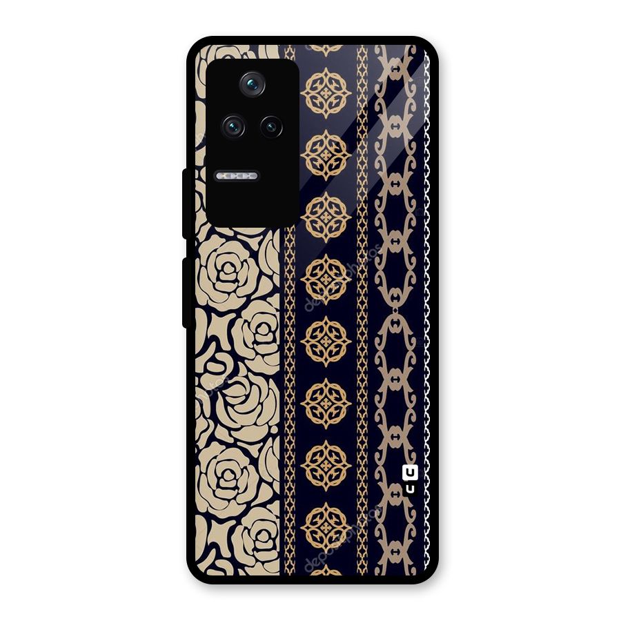 Seamless Pattern Glass Back Case for Poco F4 5G
