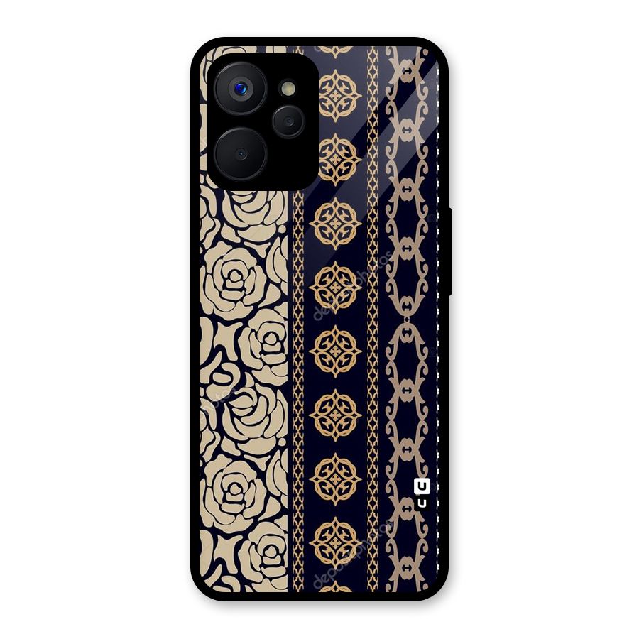 Seamless Pattern Glass Back Case for Realme 9i 5G