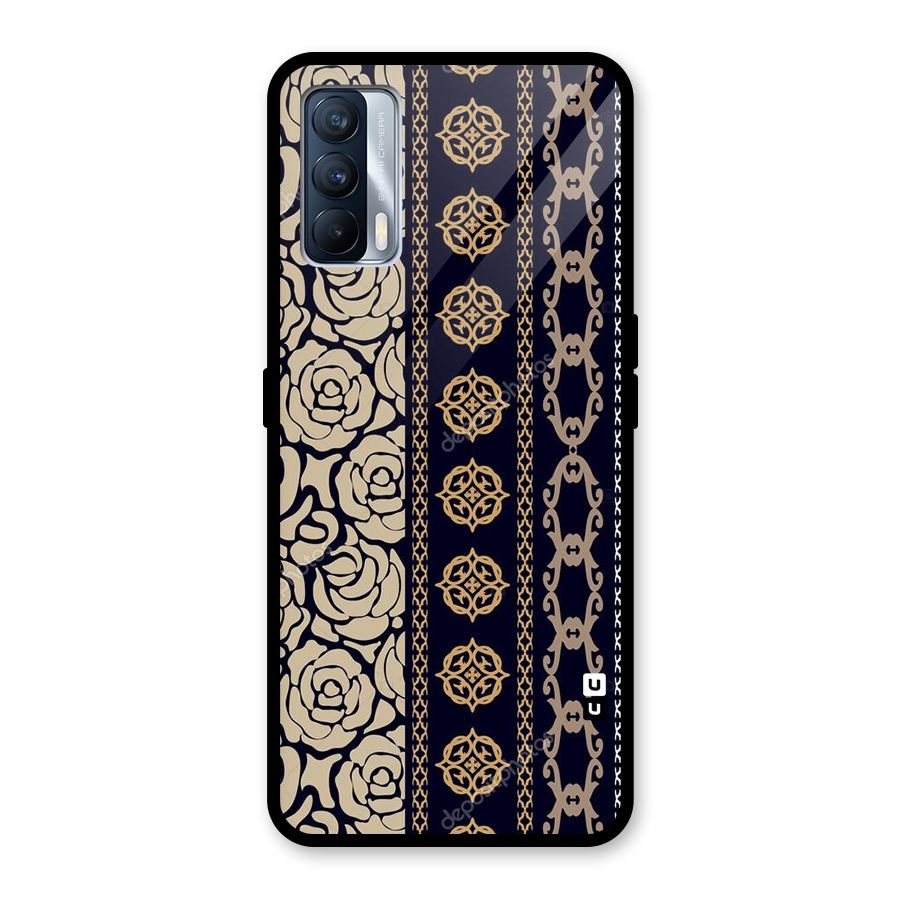 Seamless Pattern Glass Back Case for Realme X7
