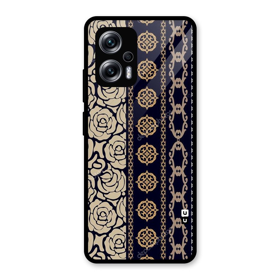 Seamless Pattern Glass Back Case for Redmi K50i