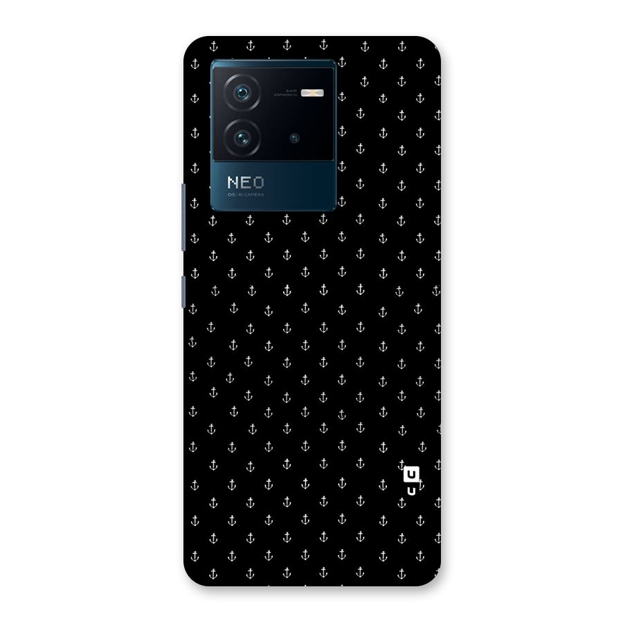 Seamless Small Anchors Pattern Back Case for Vivo iQOO Neo 6 5G