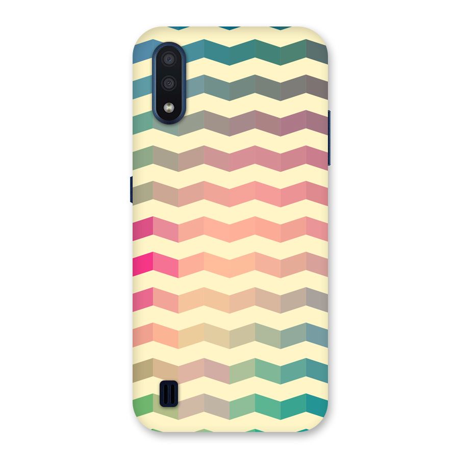 Seamless ZigZag Design Back Case for Galaxy M01