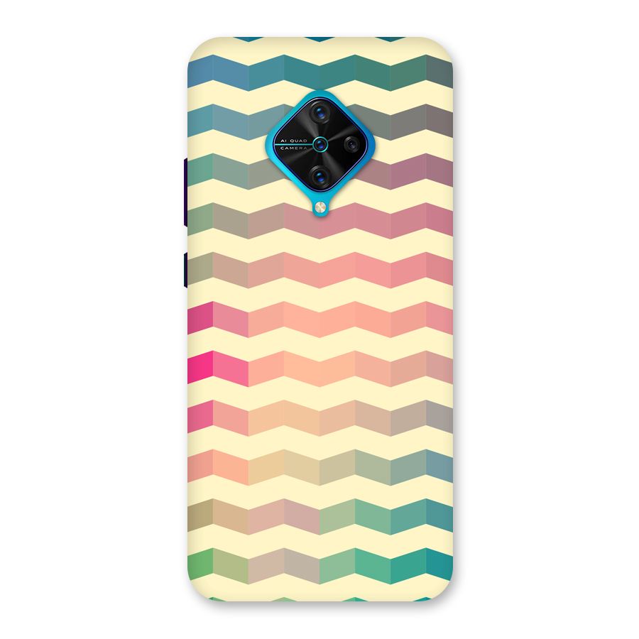 Seamless ZigZag Design Back Case for Vivo S1 Pro