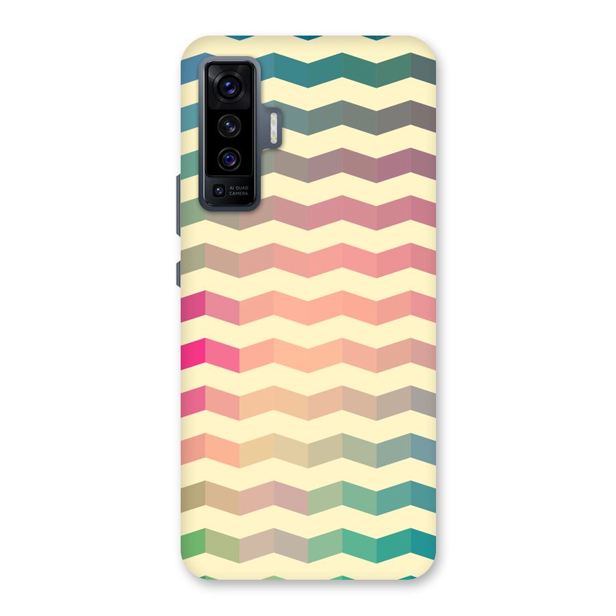Seamless ZigZag Design Back Case for Vivo X50