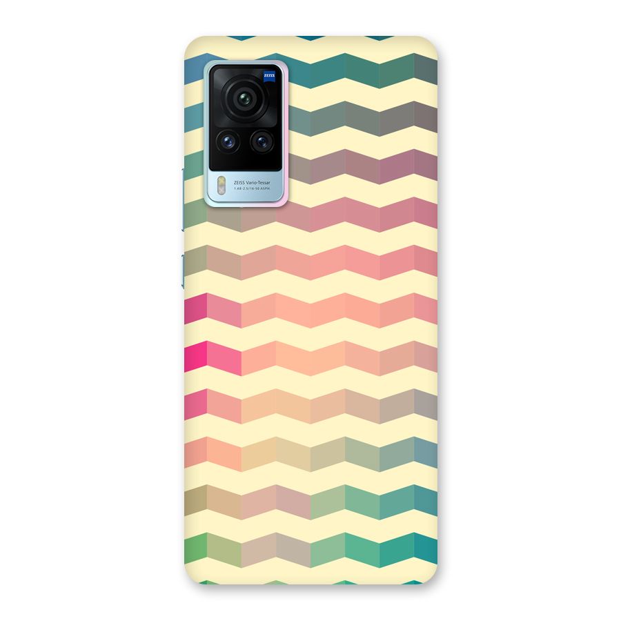 Seamless ZigZag Design Back Case for Vivo X60 Pro