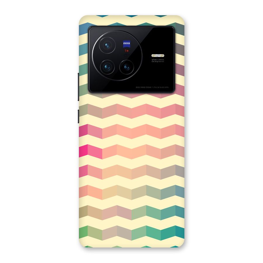 Seamless ZigZag Design Back Case for Vivo X80