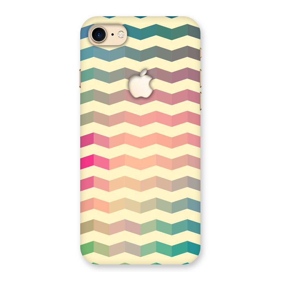 Seamless ZigZag Design Back Case for iPhone 7 Apple Cut
