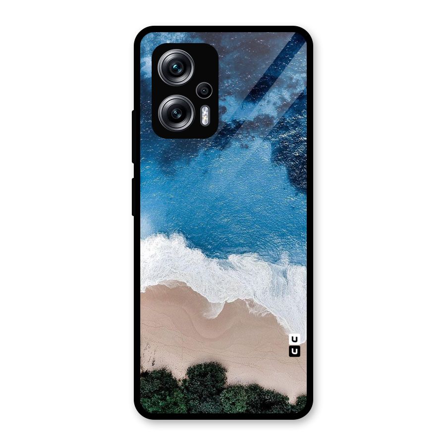 Seaside Glass Back Case for Redmi K50i
