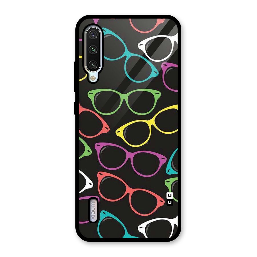 See Colours Glass Back Case for Mi A3