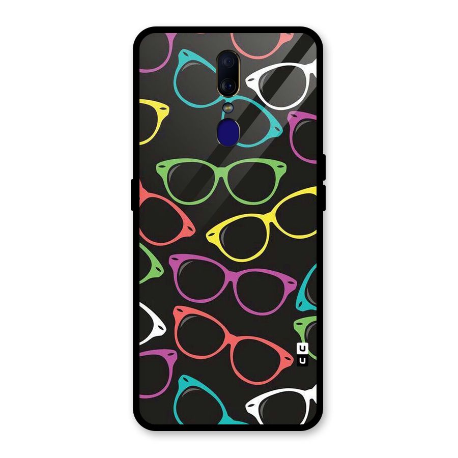 See Colours Glass Back Case for Oppo F11