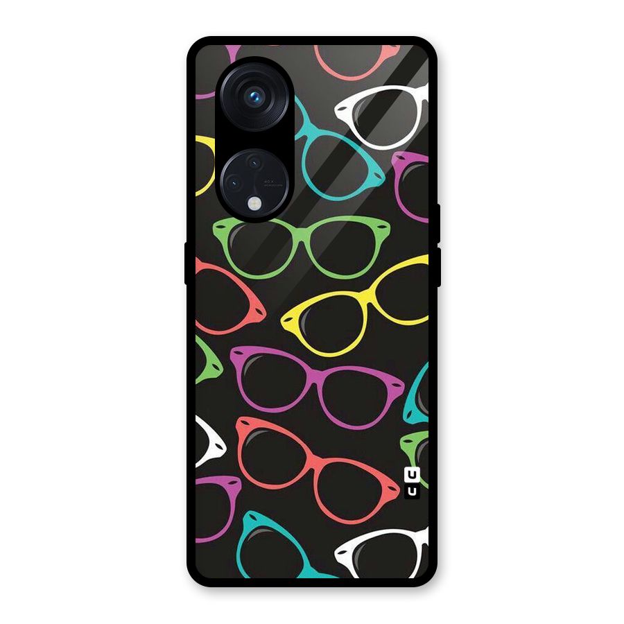 See Colours Glass Back Case for Reno8 T 5G