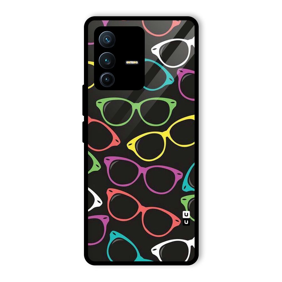 See Colours Glass Back Case for Vivo V23 Pro