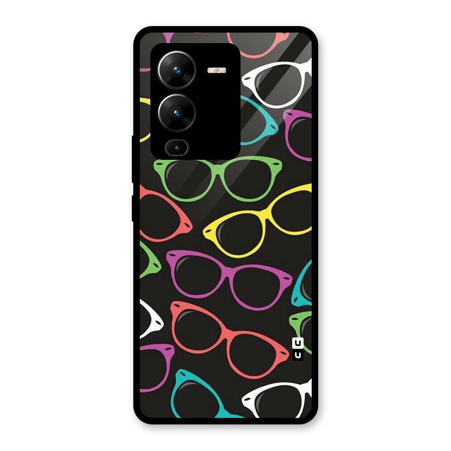 See Colours Glass Back Case for Vivo V25 Pro