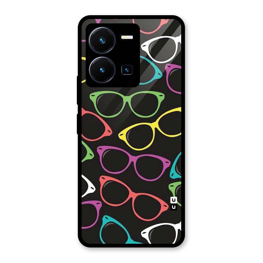 See Colours Glass Back Case for Vivo Y35