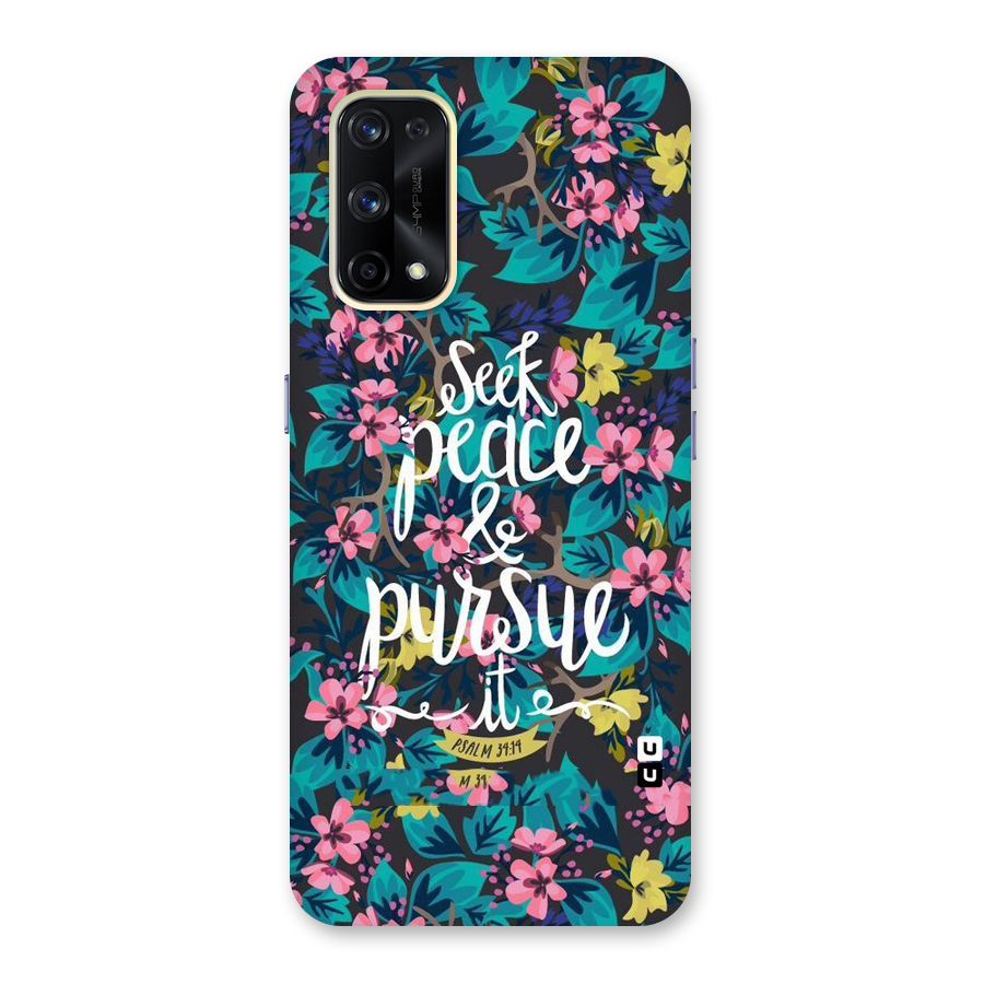 Seek Peace Glass Back Case for Realme X7 Pro