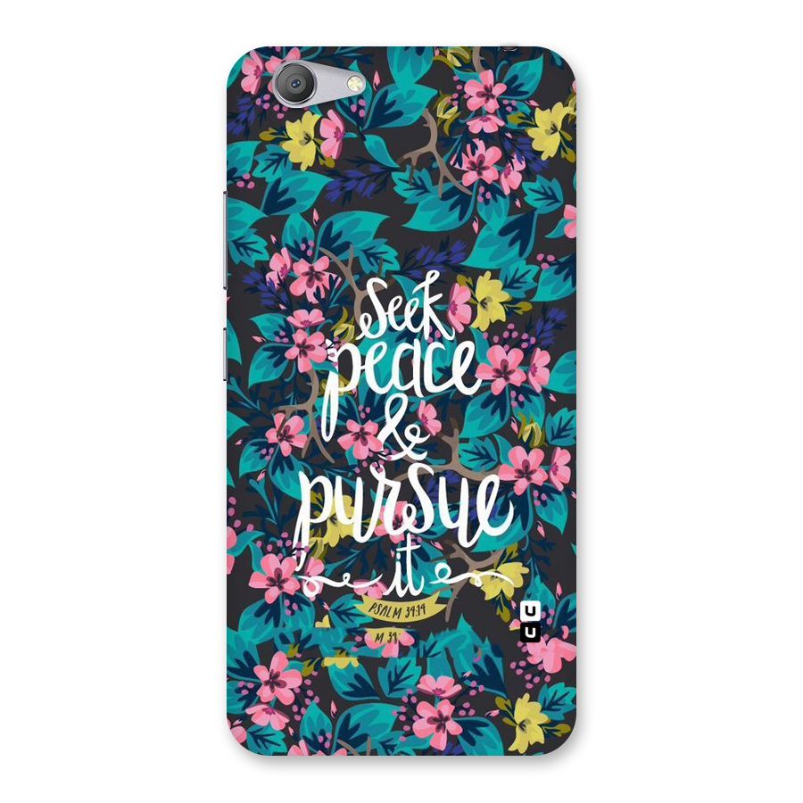 Seek Peace Back Case for Vivo Y53