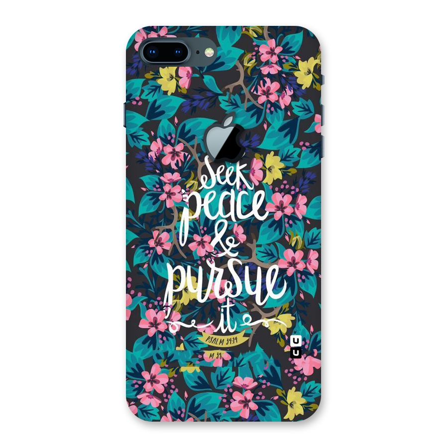 Seek Peace Back Case for iPhone 7 Plus Apple Cut