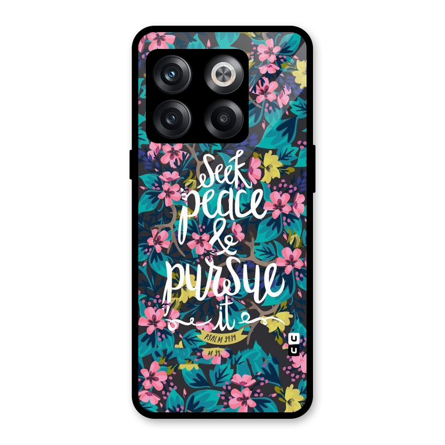 Seek Peace Glass Back Case for OnePlus 10T