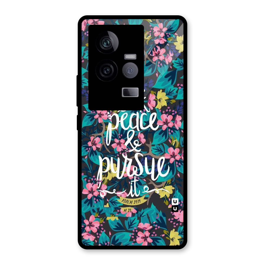Seek Peace Glass Back Case for Vivo iQOO 11 5G