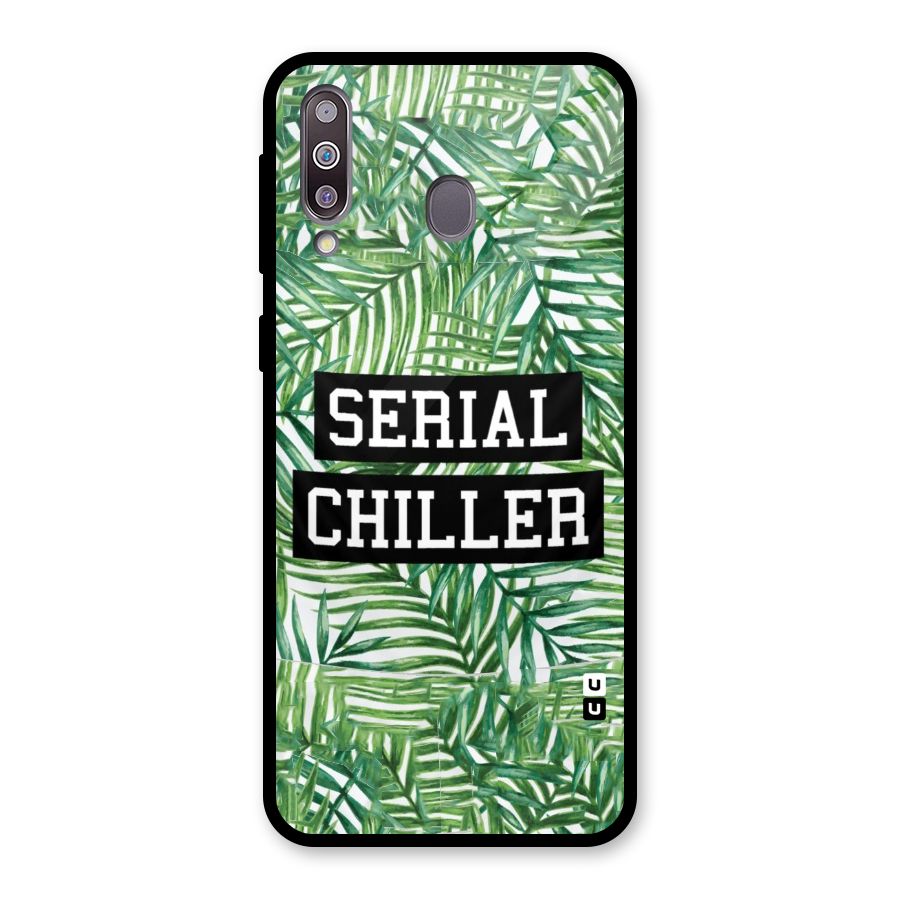 Serial Chiller Glass Back Case for Galaxy M30