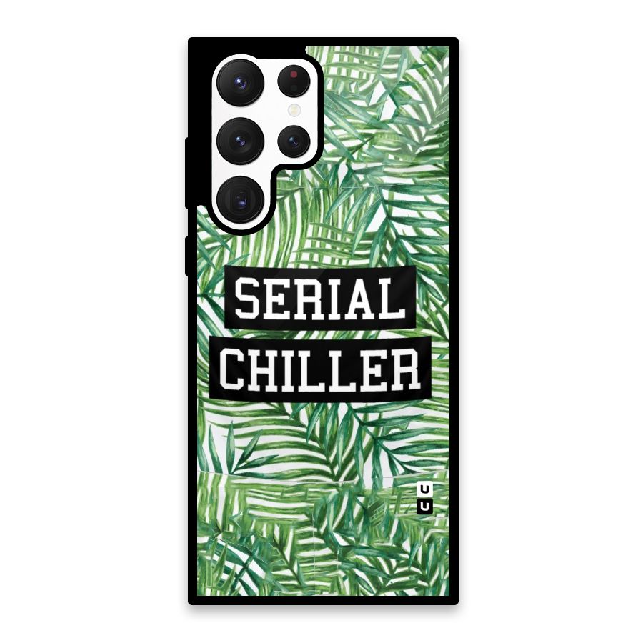 Serial Chiller Glass Back Case for Galaxy S22 Ultra 5G