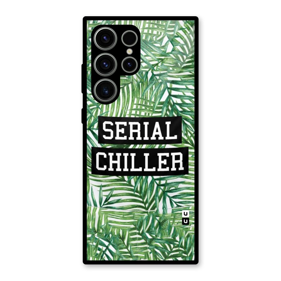 Serial Chiller Glass Back Case for Galaxy S23 Ultra