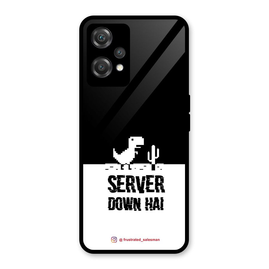 Server Down Hai Black Glass Back Case for OnePlus Nord CE 2 Lite 5G