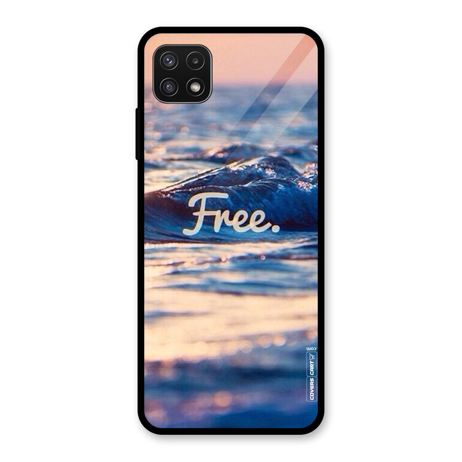 Set Yourself Free Glass Back Case for Galaxy A22 5G
