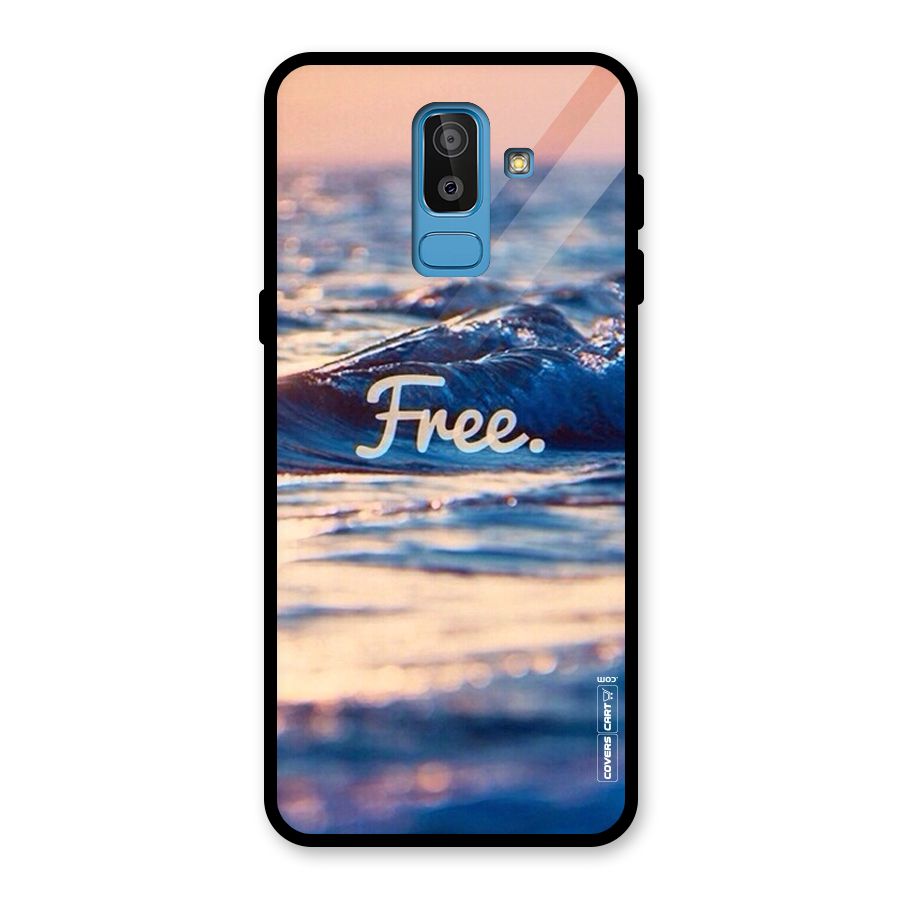 Set Yourself Free Glass Back Case for Galaxy J8
