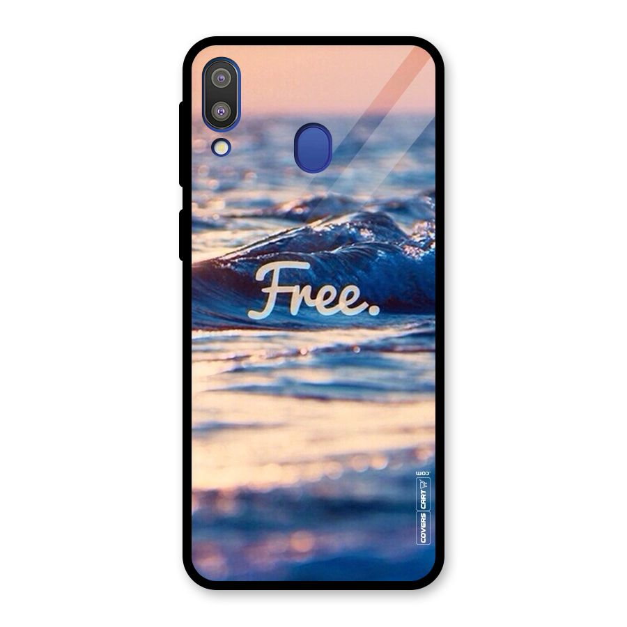 Set Yourself Free Glass Back Case for Galaxy M20