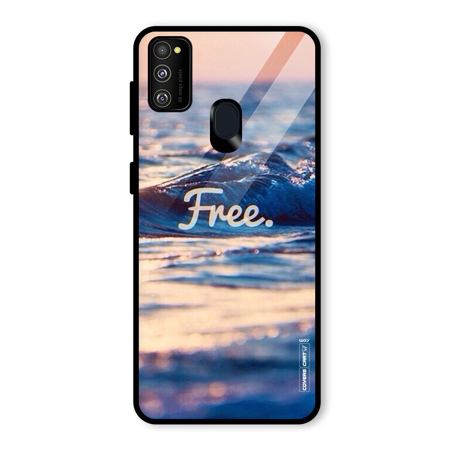 Set Yourself Free Glass Back Case for Galaxy M30s