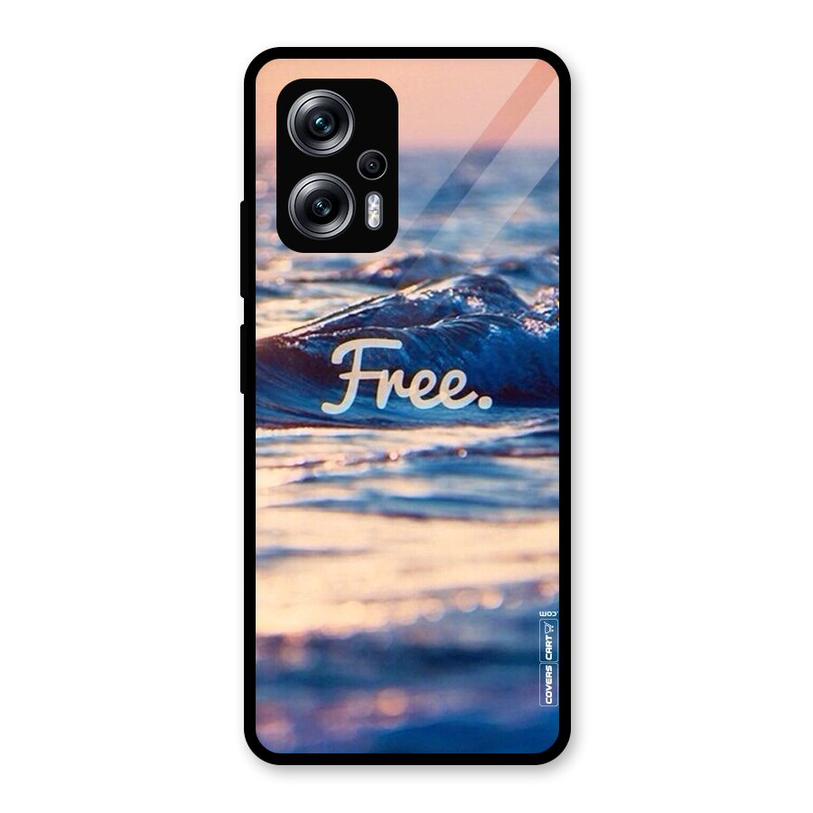 Set Yourself Free Glass Back Case for Redmi K50i